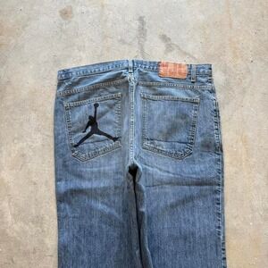 Baggy Nautica Wide Leg Southpole Styl Y2K Vintage Denim Jeans 36x32